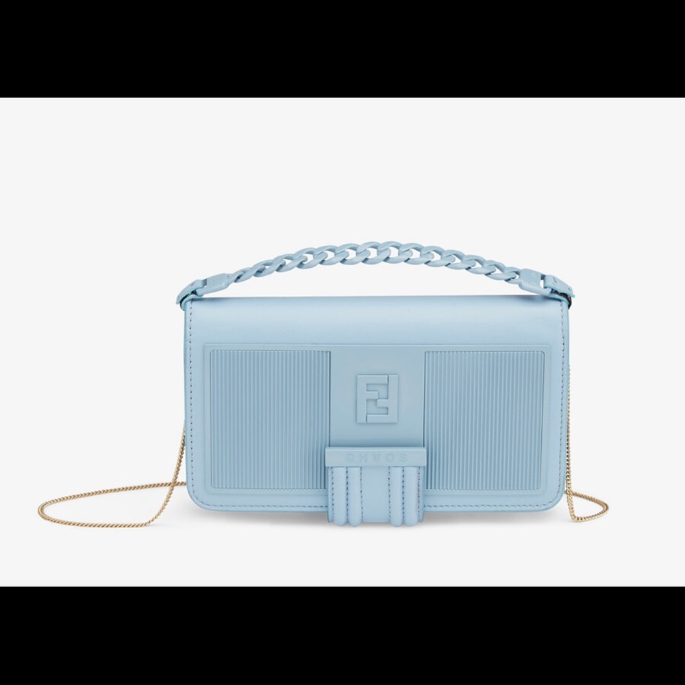 FENDI X CHAOS Nappa iPhone 12/12 Pro Case Light Blue
